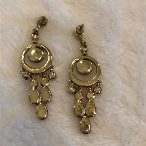 🎀🌸Pink🌸🎀 Gold Fashion Drop Dangle Earrings - Picture 3 of 3